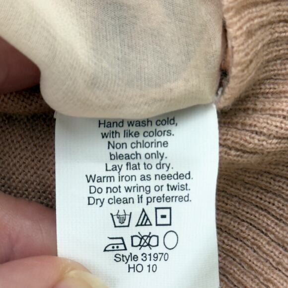 J.Crew Blush Pink Merino Wool Sequin Sweater Cardigan MEDIUM Holiday Preppy - Picture 7 of 9